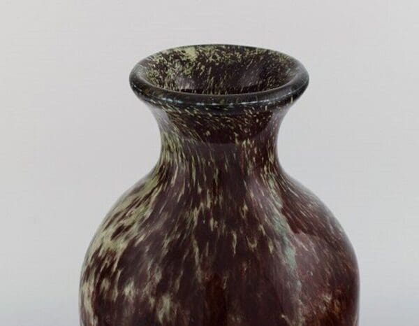 Große Murano Vase aus handgefertigtem Kunstglas, 1960er Jahre