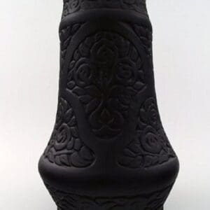 Hjorth / Ipsen's, Bornholm, Jugendstil Vase aus Kunstkeramik im Bindesboll-Stil
