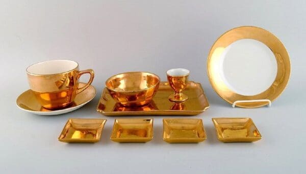 Porzellan Kaffeeservice Egoistisches aus Langenthal, Schweiz Porzellan Kaffeeservice Egoistisches aus Langenthal, Schweiz