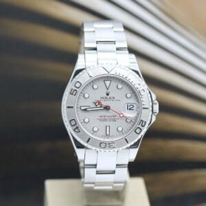 Rolex Yachtmaster Medium aus Stahl und Platin, Referenz: 168622 - Inklusive Rolex Box und Unterlagen von 2013