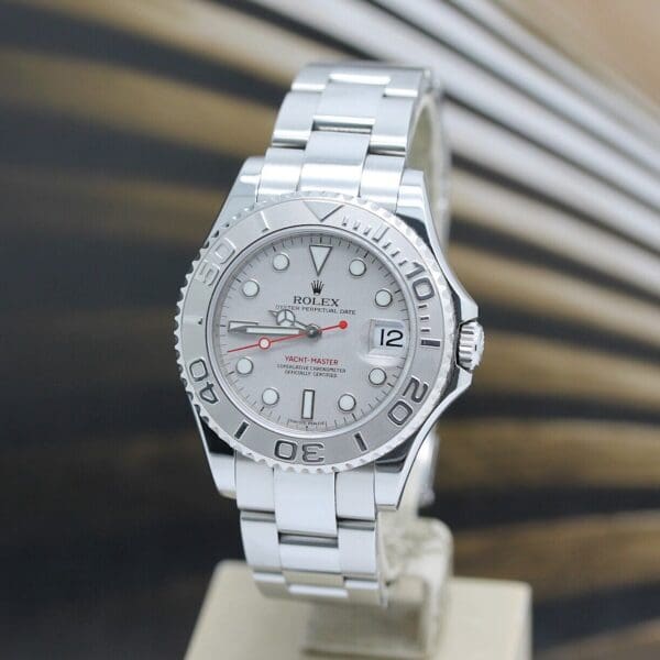 Rolex Yachtmaster Medium aus Stahl und Platin, Referenz: 168622 - Inklusive Rolex Box und Unterlagen von 2013