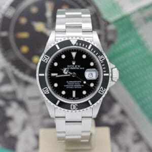 Rolex Submariner Automatik Edelstahl Ref. 16610 inklusive Rolex Box und Papieren aus dem Jahr 2001