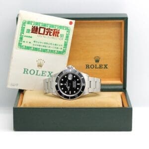 Rolex Submariner Automatik Stahl Ref: 16610 inklusive Rolex Box und Papiere aus dem Jahr 1999