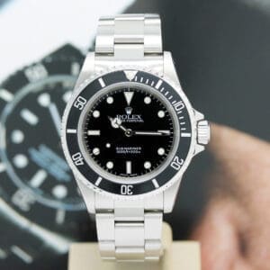 Rolex Submariner No Date Edelstahl Ref: 14060 - Rolex Box aus dem Jahr 2001